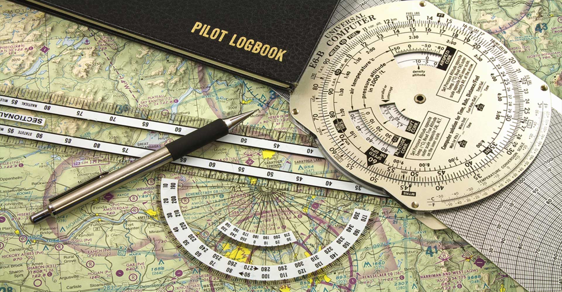 Professional flight planning dashboard showing a flight path on a world map