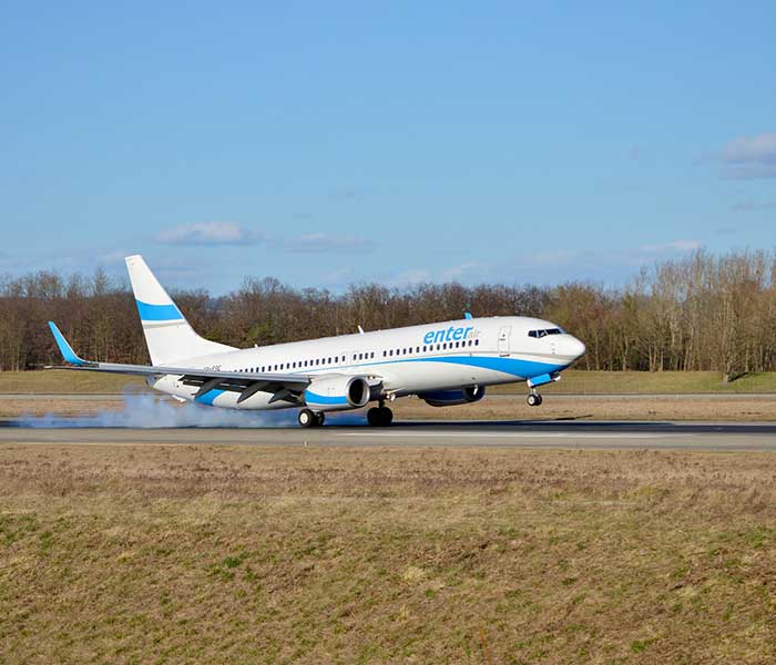 Cargo aircraft being loaded — passenger and cargo charter service by JetStream International
